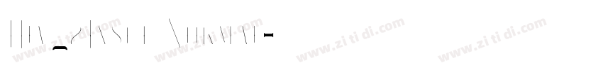 Hlv_2Inset Normal字体转换